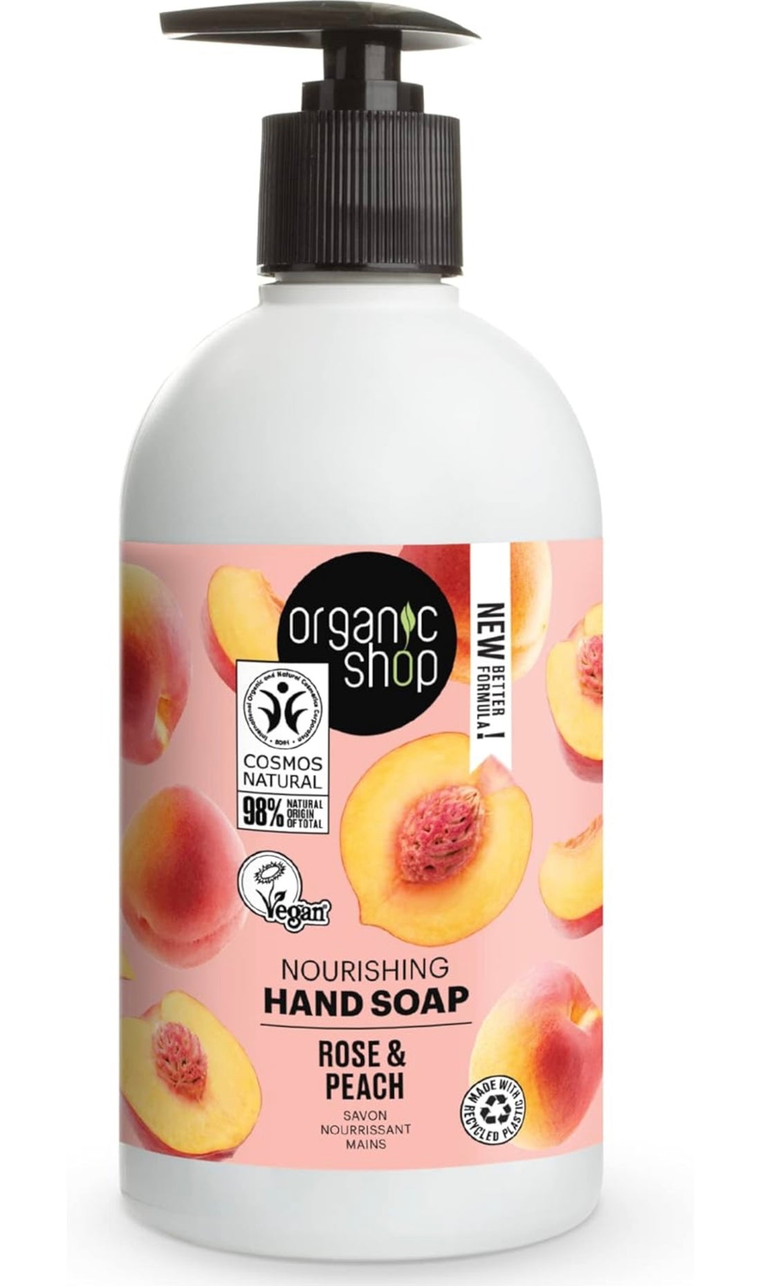 Organic shop - Sapone Mani rosa &amp; pesca