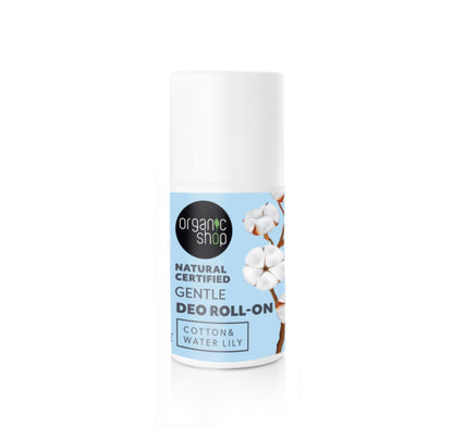 Organic shop - deodorante roll-On cotone e ninfea