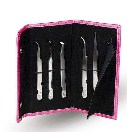 Pochette porta 6 pinzette Rosa - IKON