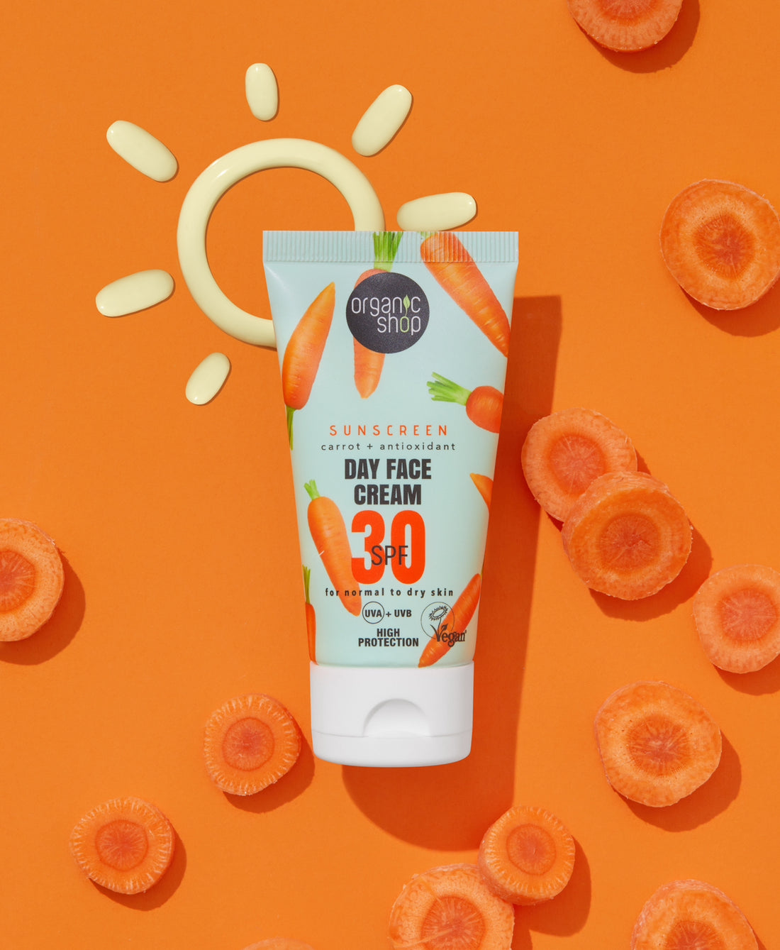 Crema Solare viso con SPF 30 , Da normale a secca, Organic Shop