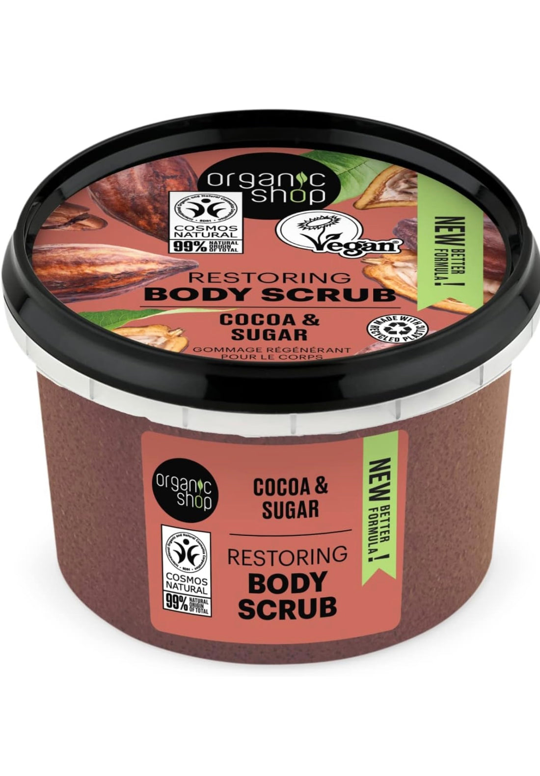 Scrub corpo al Cioccolato Organic Shop