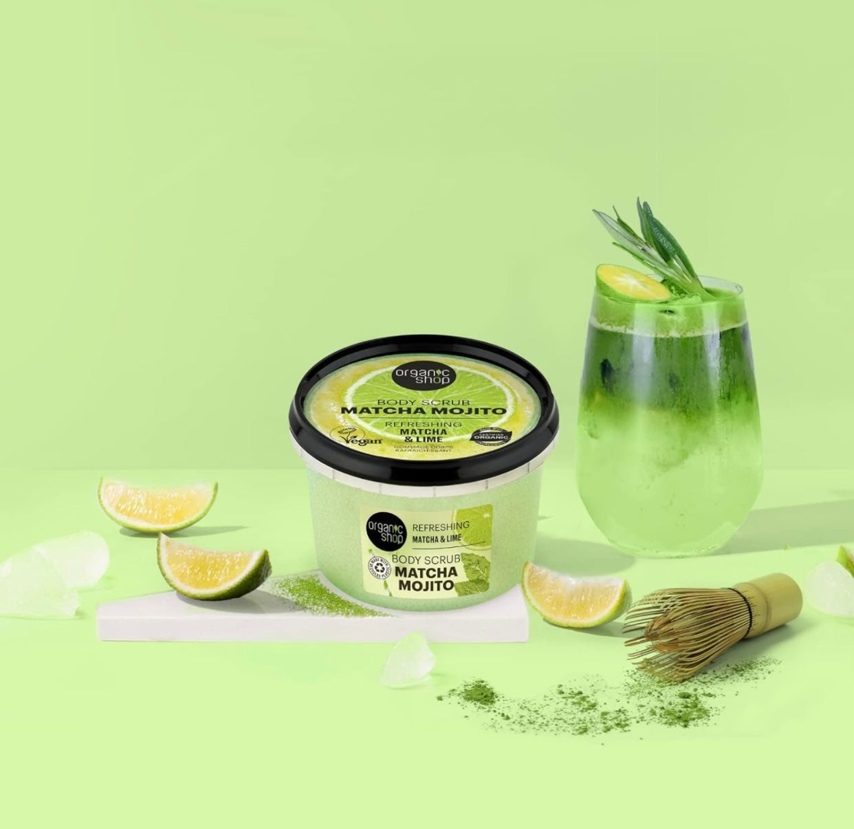 Scrub corpo matcha mojito Organic Shop