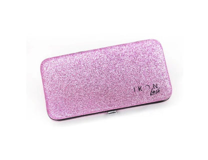 Cofanetto Magnetico Ikon porta pinzette Rosa Glitterato - IKON