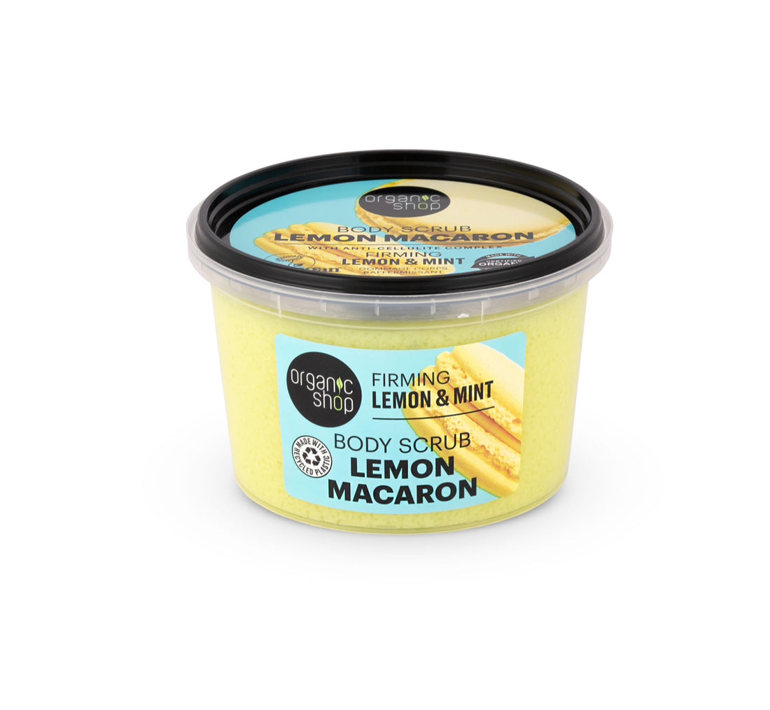 Scrub Corpo Macaron al Limone Organic Shop