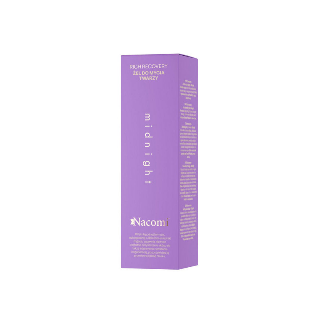 NACOMI - MIDNIGHT - GEL DETERGENTE VISO RICH RECOVERY - 140 ML