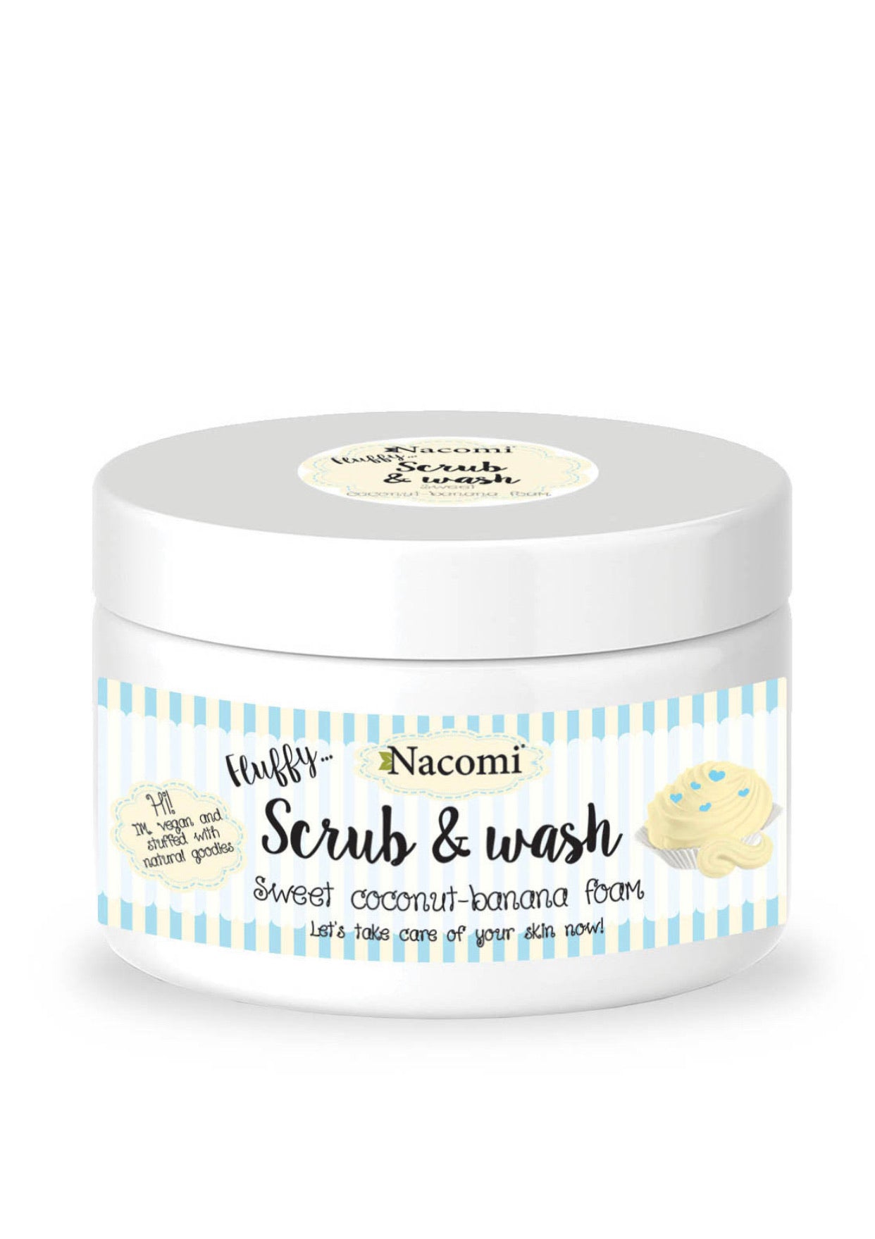 Scrub &amp; wash - schiuma di cocco e banana