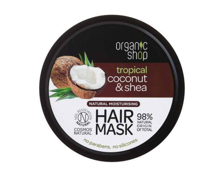 Maschera per capelli al Cocco Organic Shop